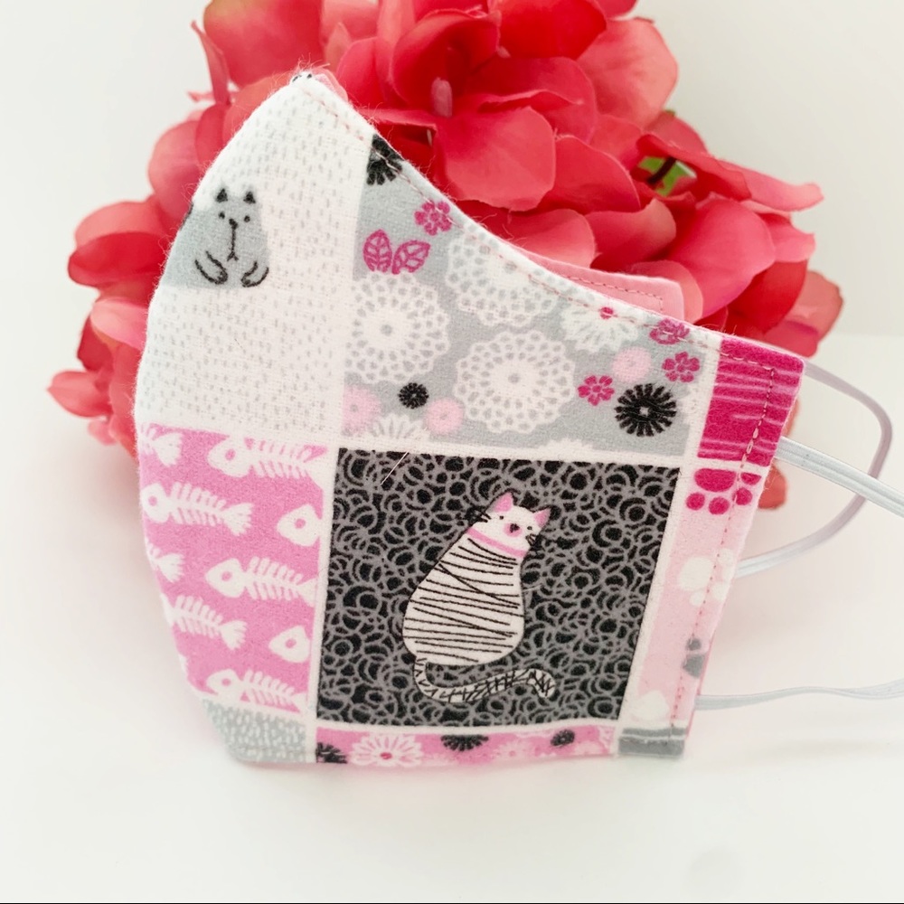 Girls Triple Layer Handmade Face Mask